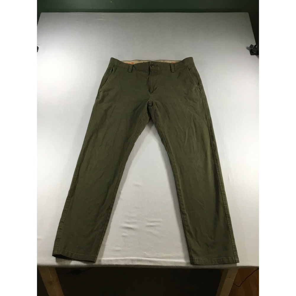Dockers Ultimate Chino 34 x 30 Slim Fit Mens Olive Green Smart 360 Flex Pants
